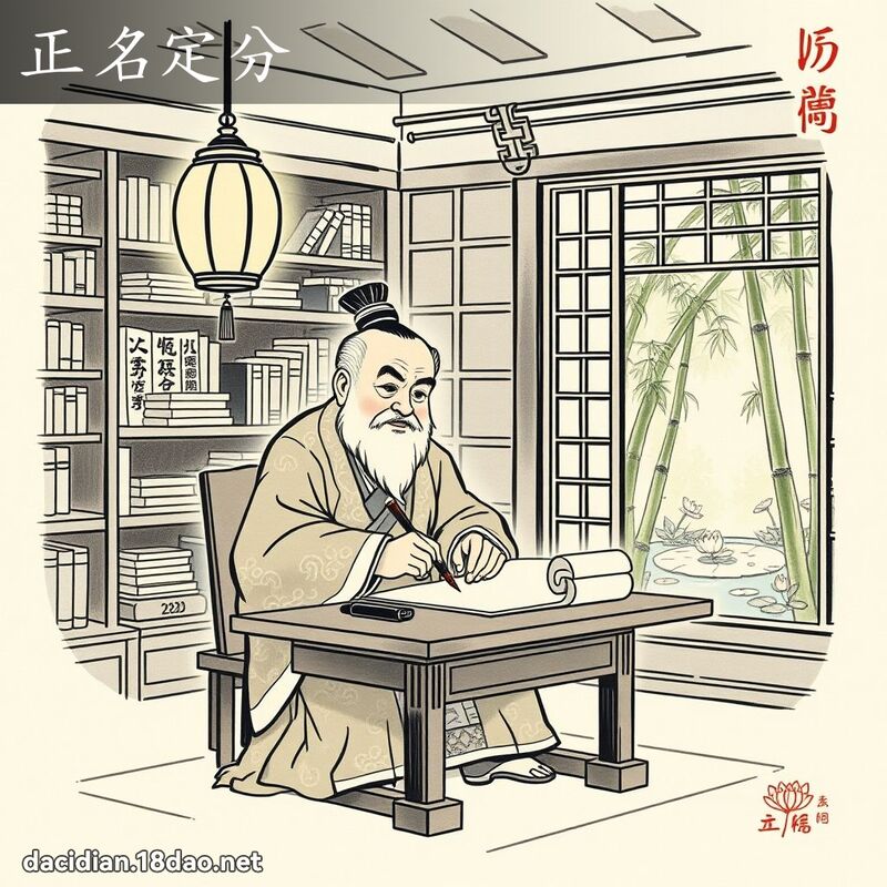 正名定分 配图
