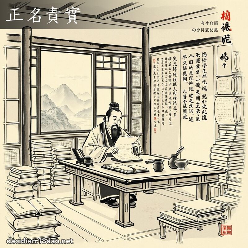 正名责实 配图