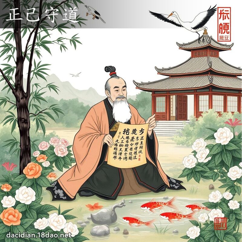 正己守道 配图