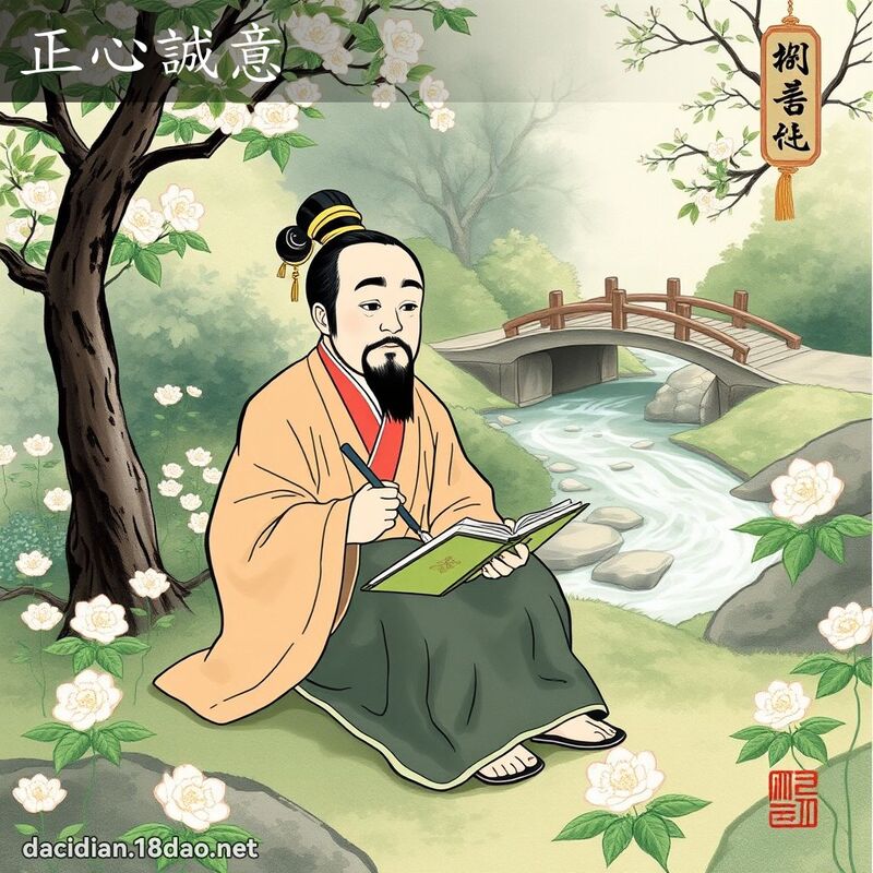 正心诚意 配图