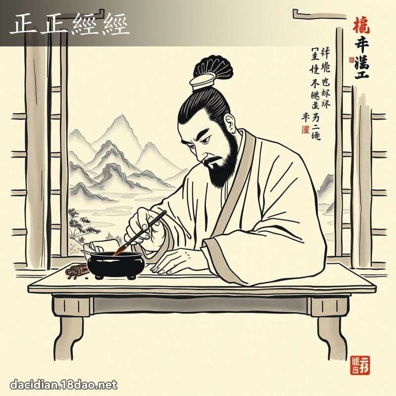 正正经经 配图