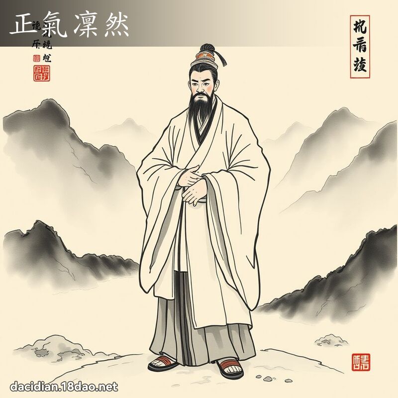 正气凛然 配图