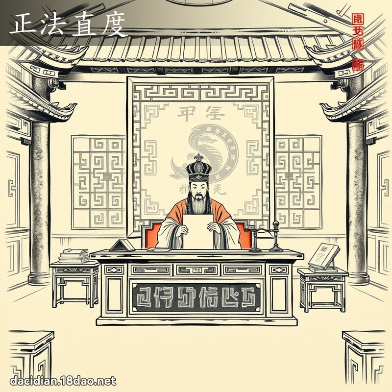 正法直度 配图