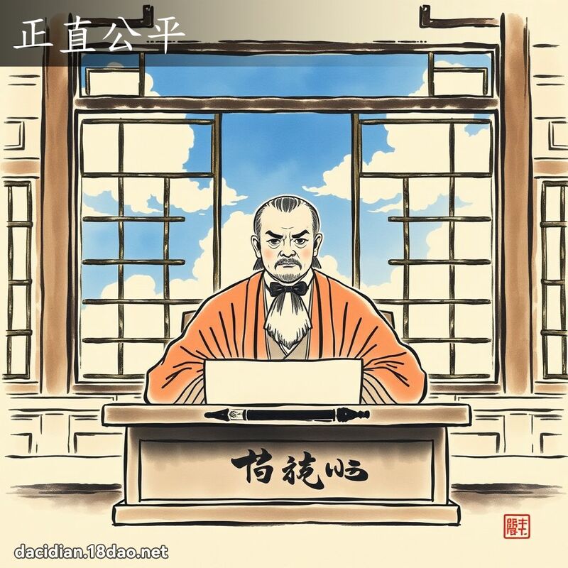 正直公平 配图