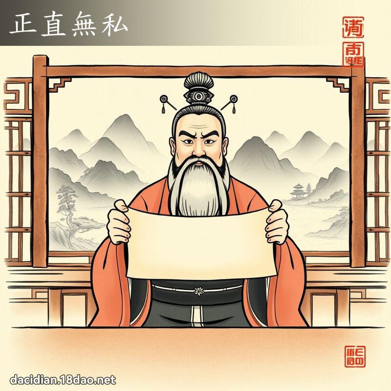 正直无私 配图