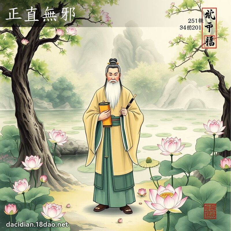 正直无邪 配图