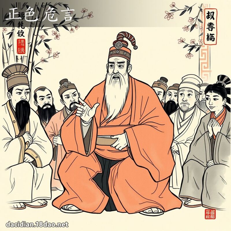 正色危言 配图