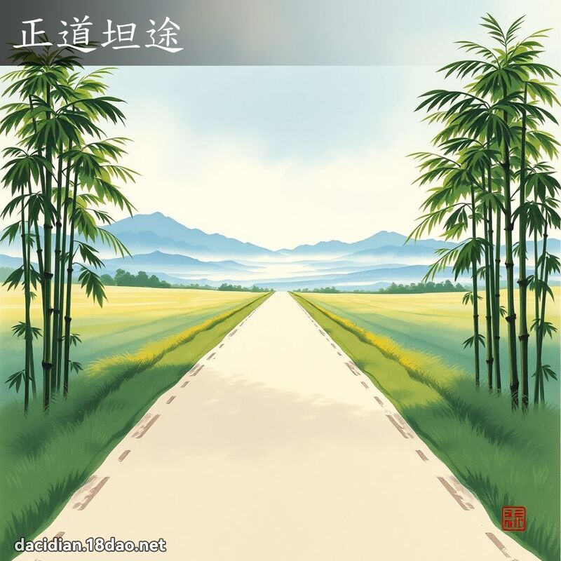 正道坦途 配图