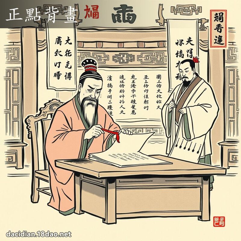 正点背画 配图