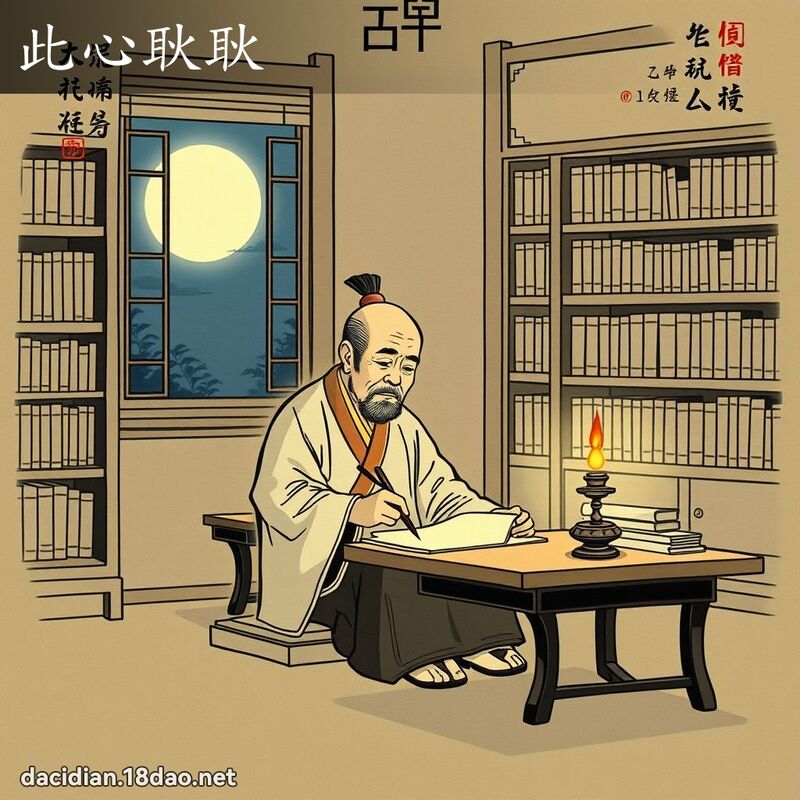 此心耿耿 配图