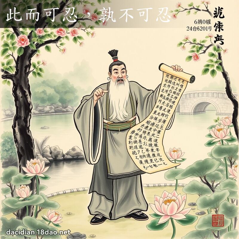 此而可忍,孰不可忍 配图