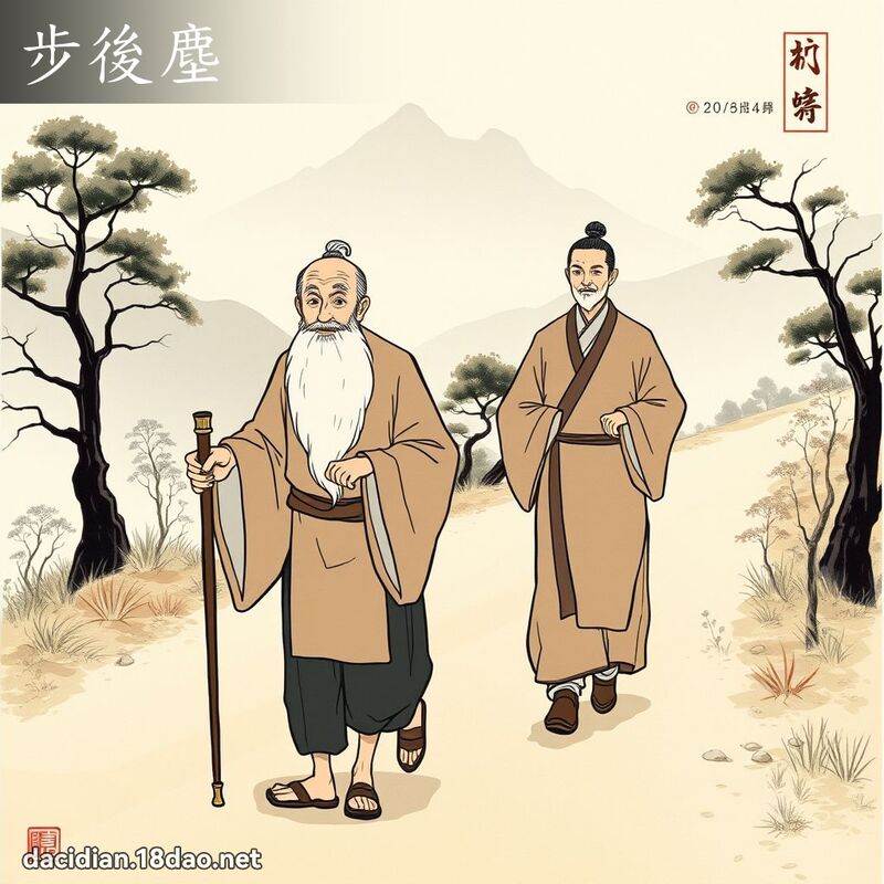 步后尘 配图