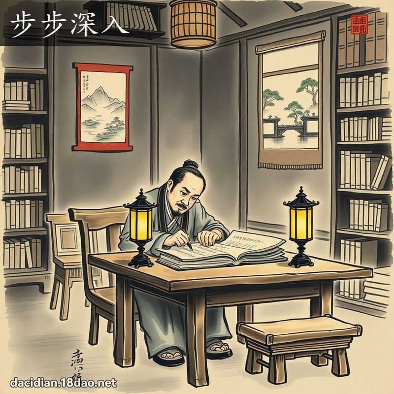 步步深入 配图