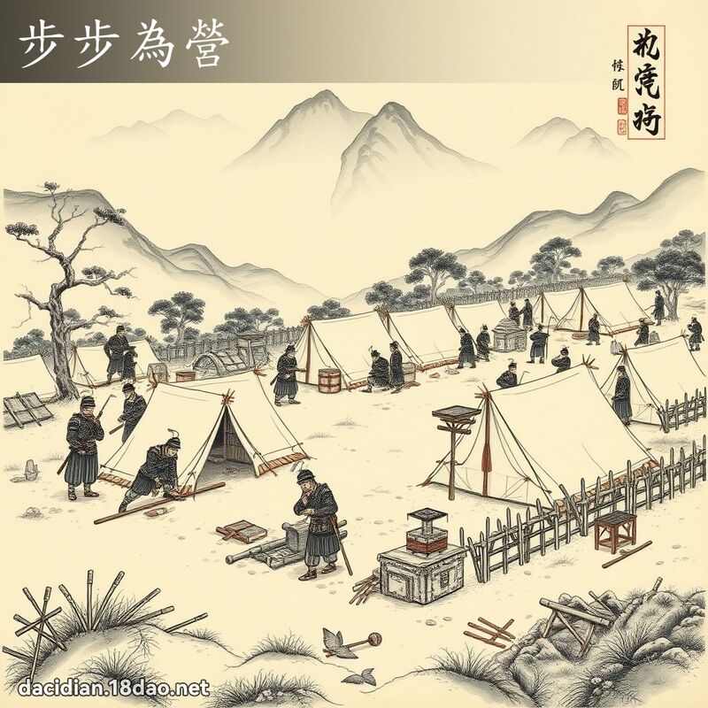 步步为营 配图
