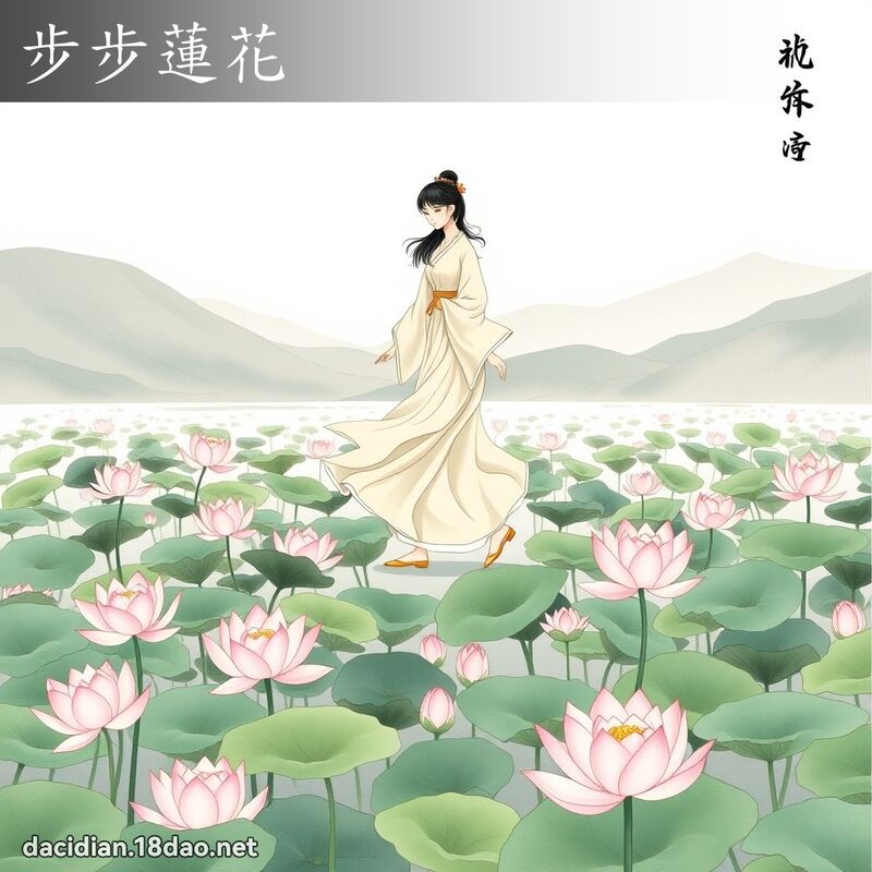 步步莲花 配图