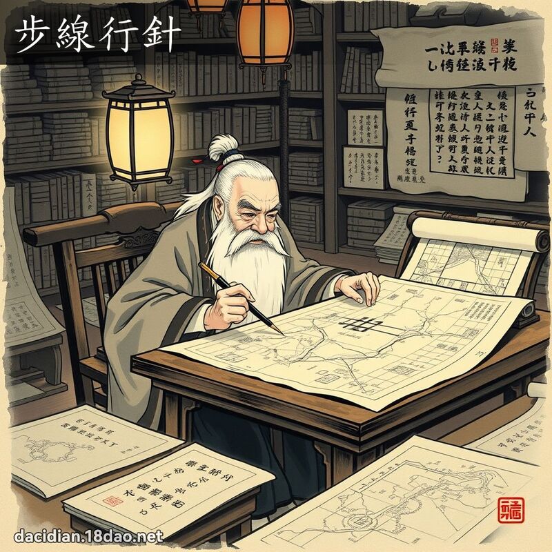 步线行针 配图