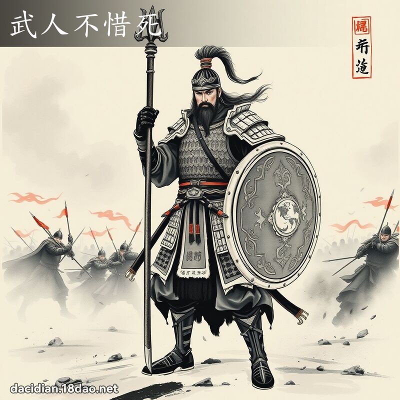 武人不惜死 配图