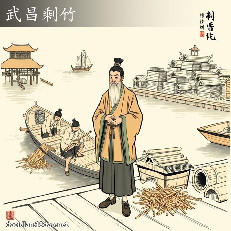 武昌剩竹 配图