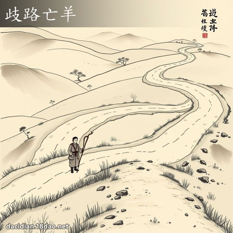 歧路亡羊 配图