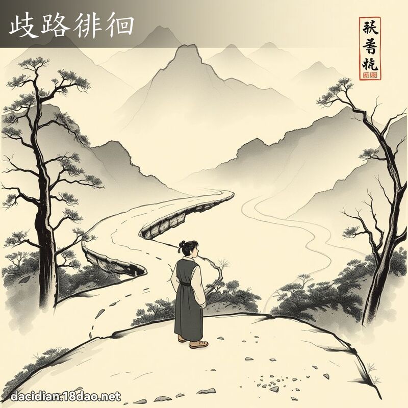 歧路徘徊 配图