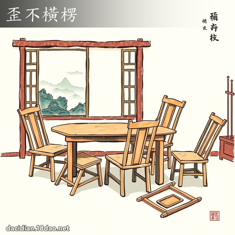 歪不横楞 配图