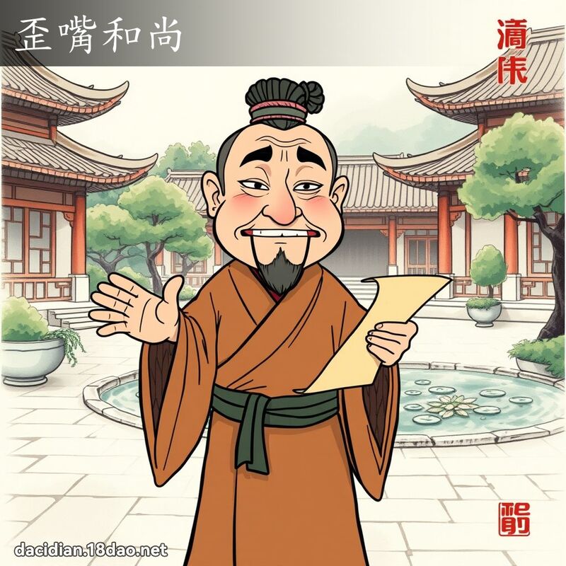 歪嘴和尚 配图