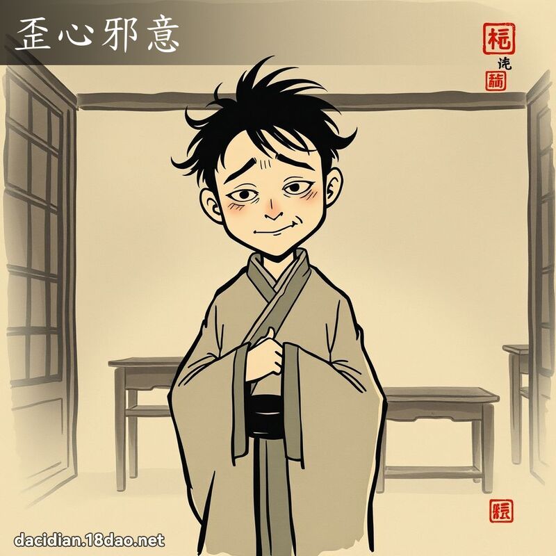 歪心邪意 配图
