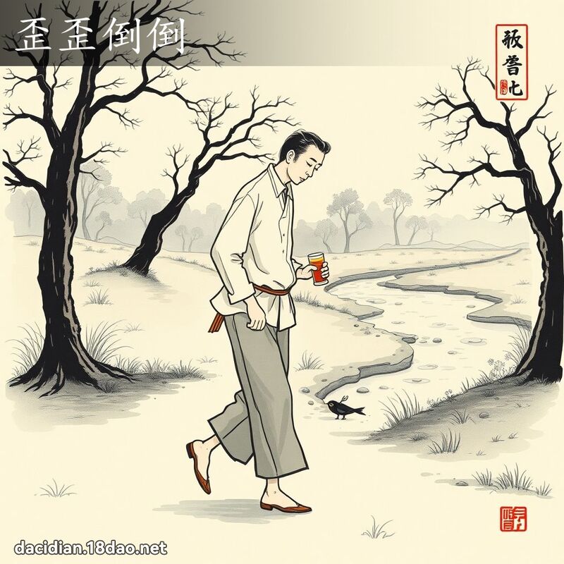 歪歪倒倒 配图