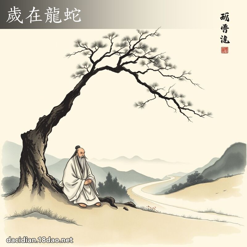 岁在龙蛇 配图