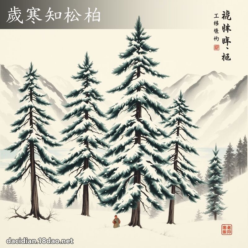 岁寒知松柏 配图