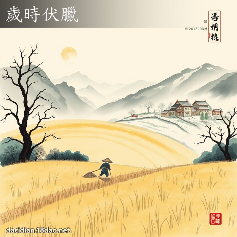 岁时伏腊 配图