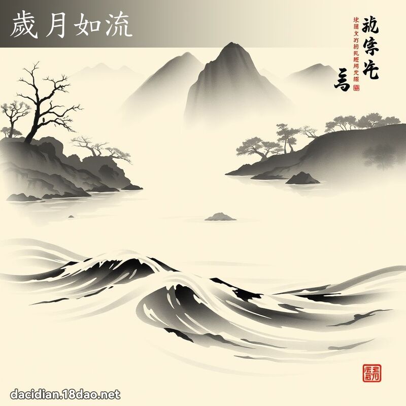 岁月如流 配图