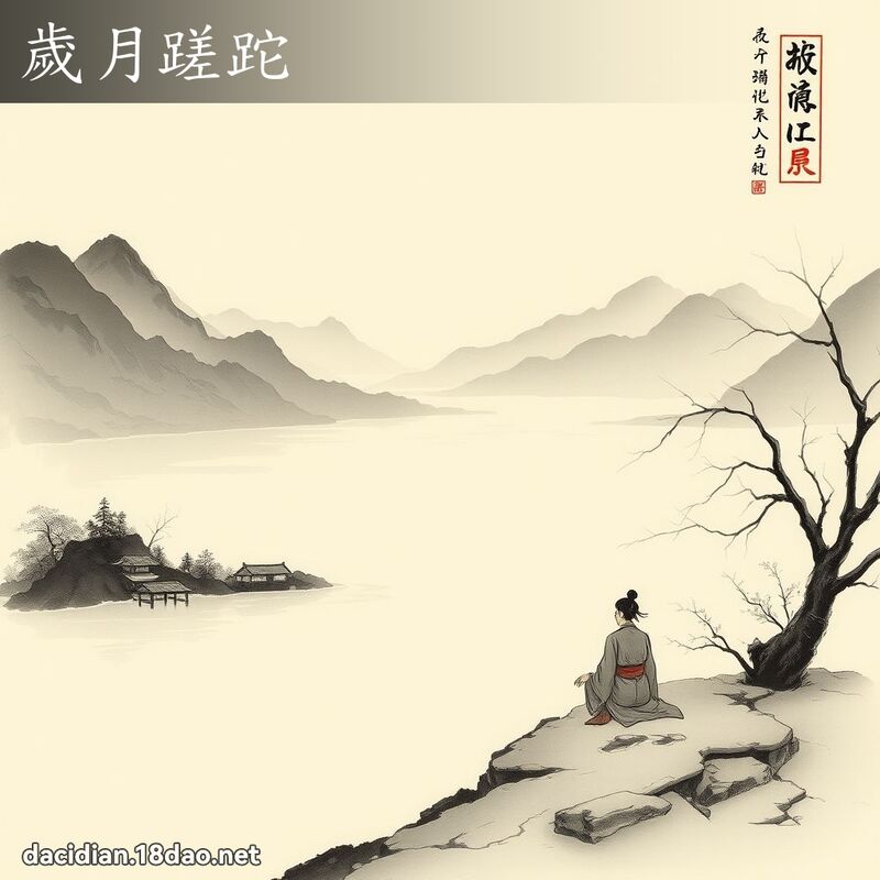 岁月蹉跎 配图