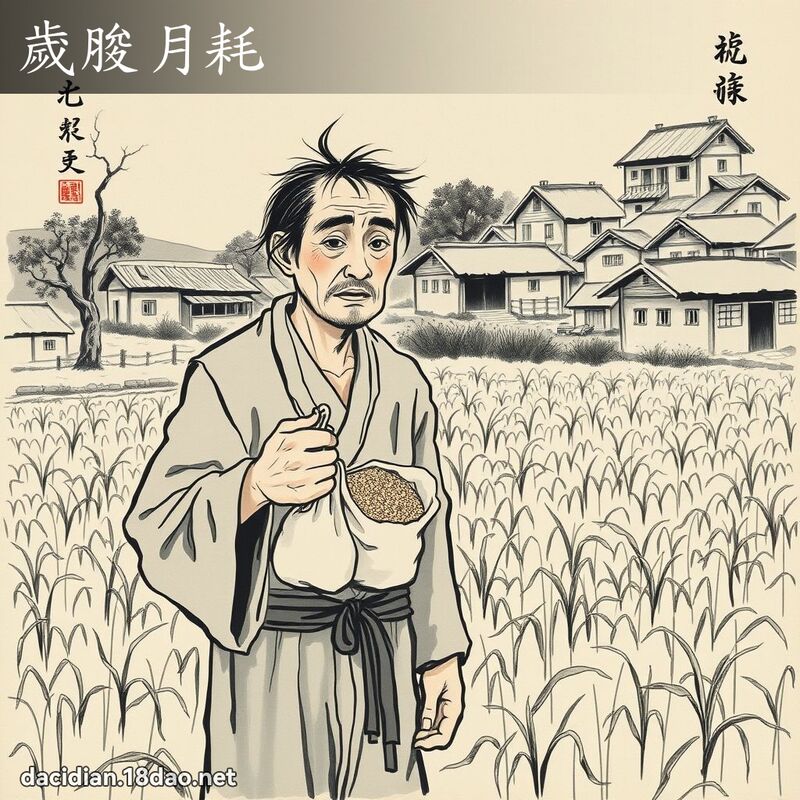 岁朘月耗 配图