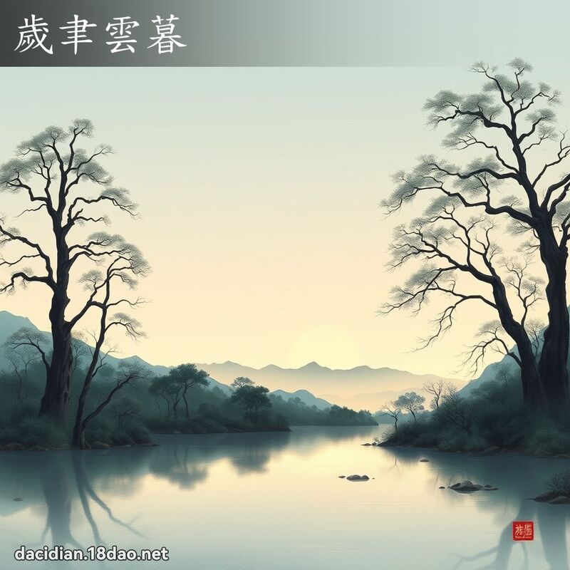 岁聿云暮 配图