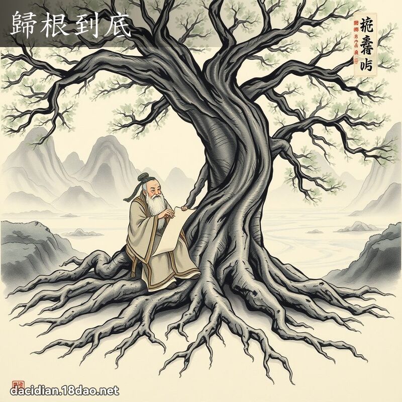 归根到底 配图