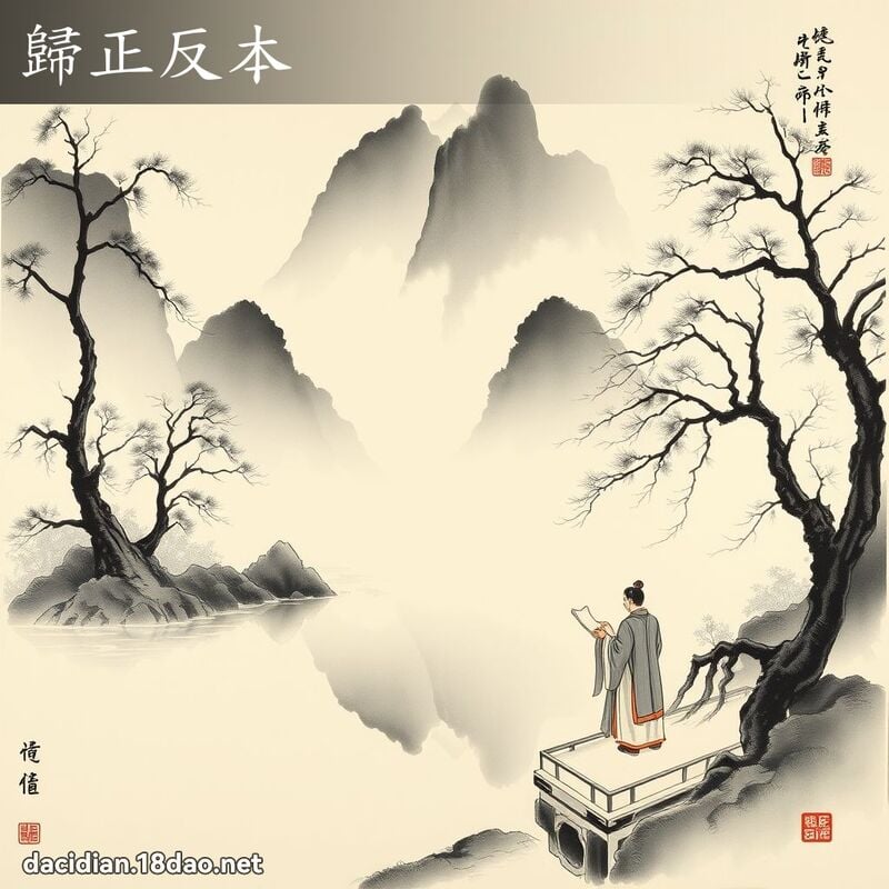 归正反本 配图