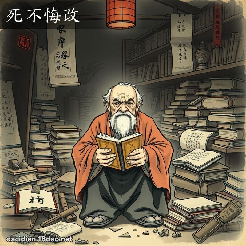 死不悔改 配图