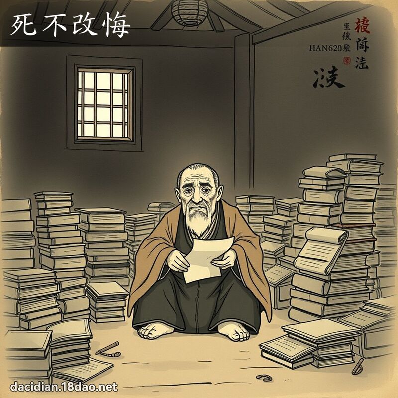 死不改悔 配图