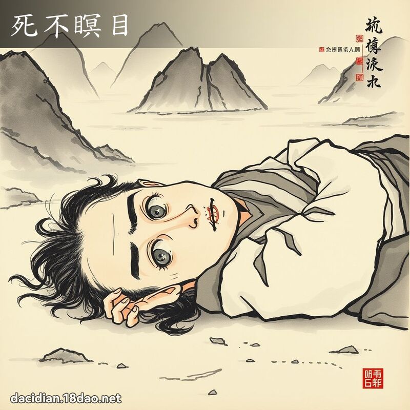 死不瞑目 配图