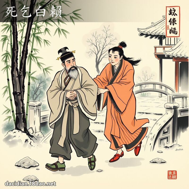 死乞白赖 配图