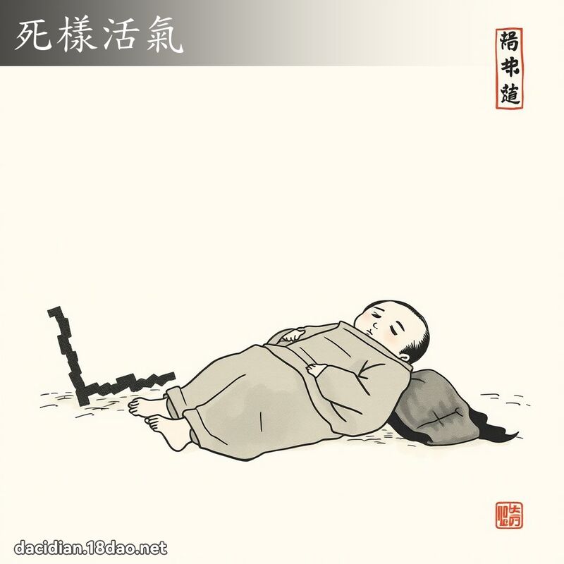 死样活气 配图