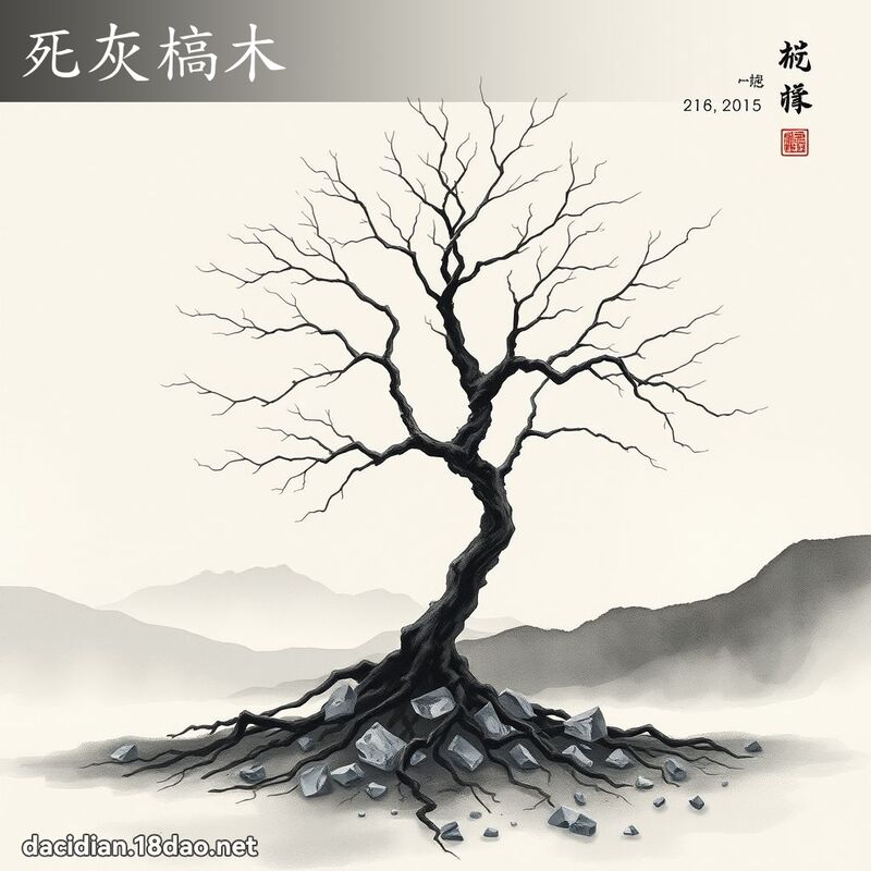 死灰槁木 配图