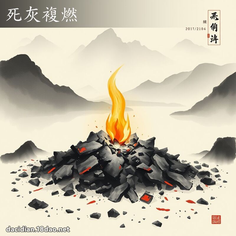 死灰复燃 配图