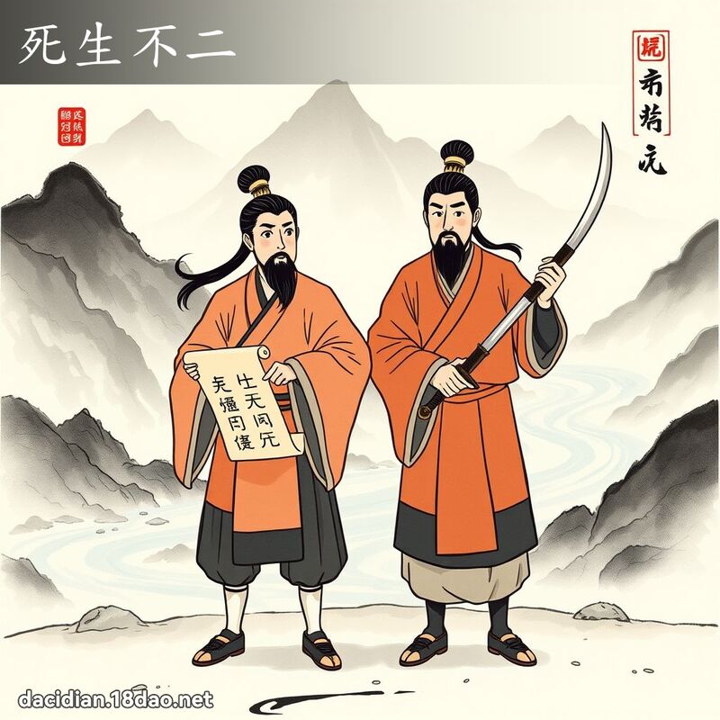 死生不二 配图