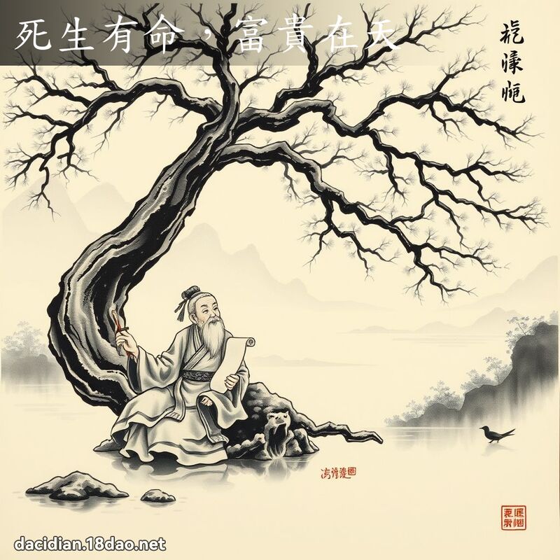 死生有命,富贵在天 配图