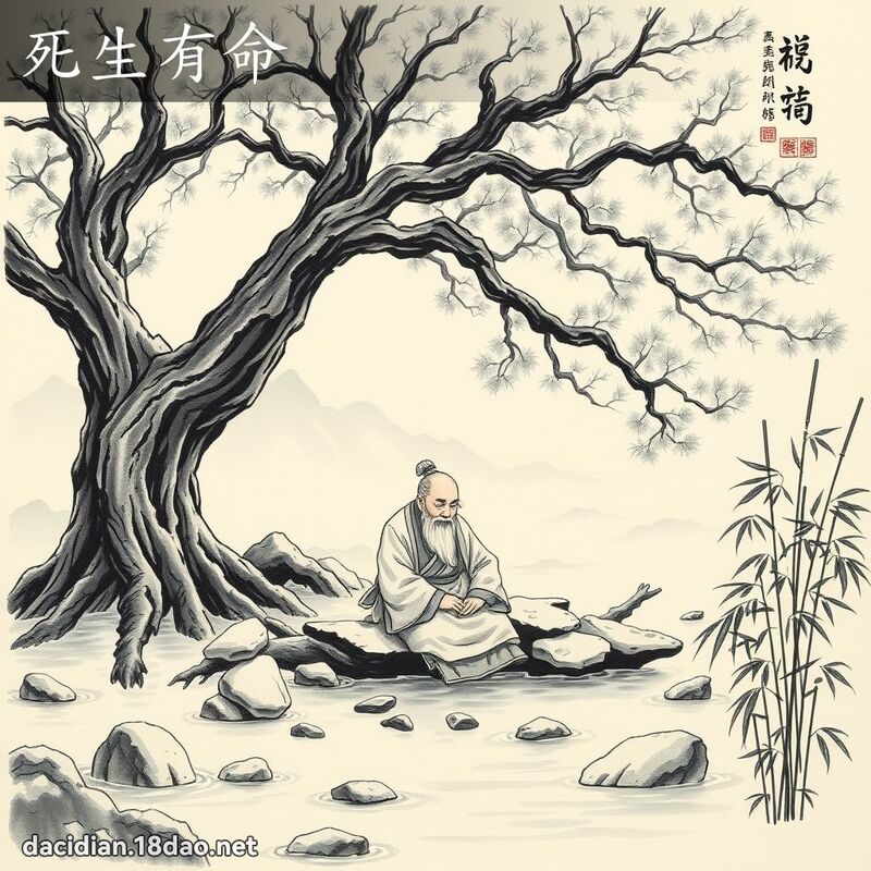 死生有命 配图