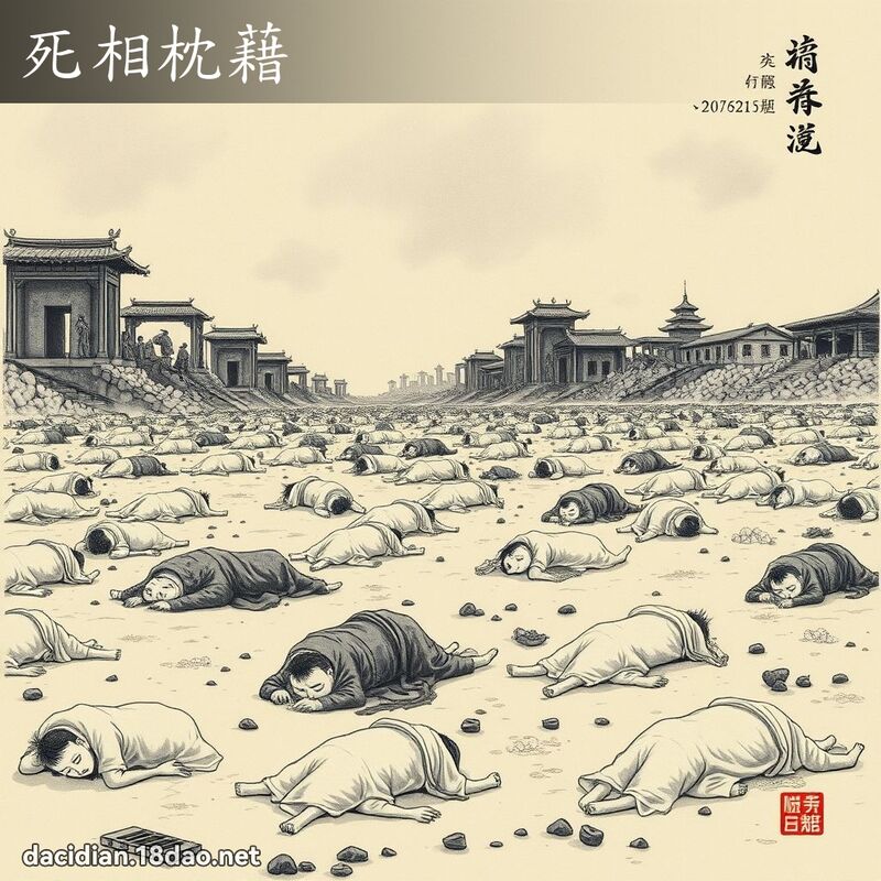 死相枕藉 配图