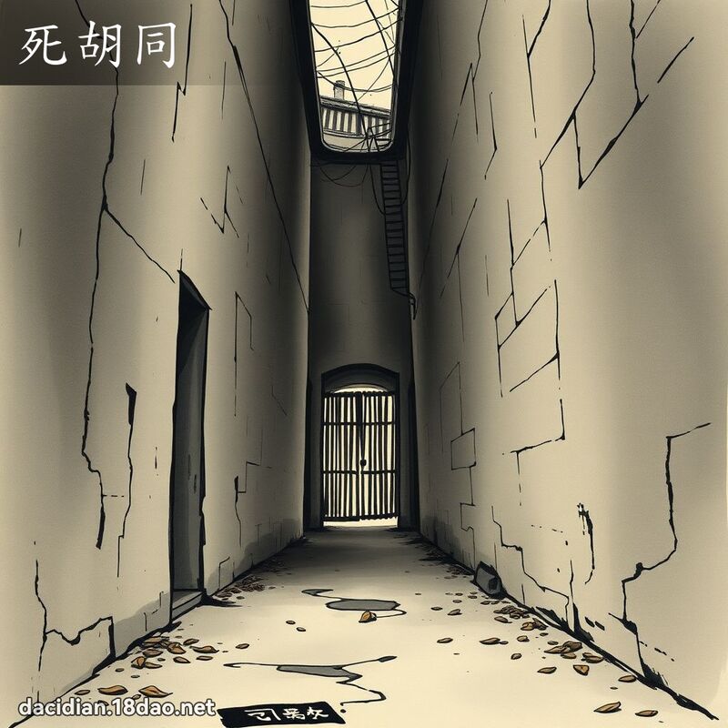 死胡同 配图