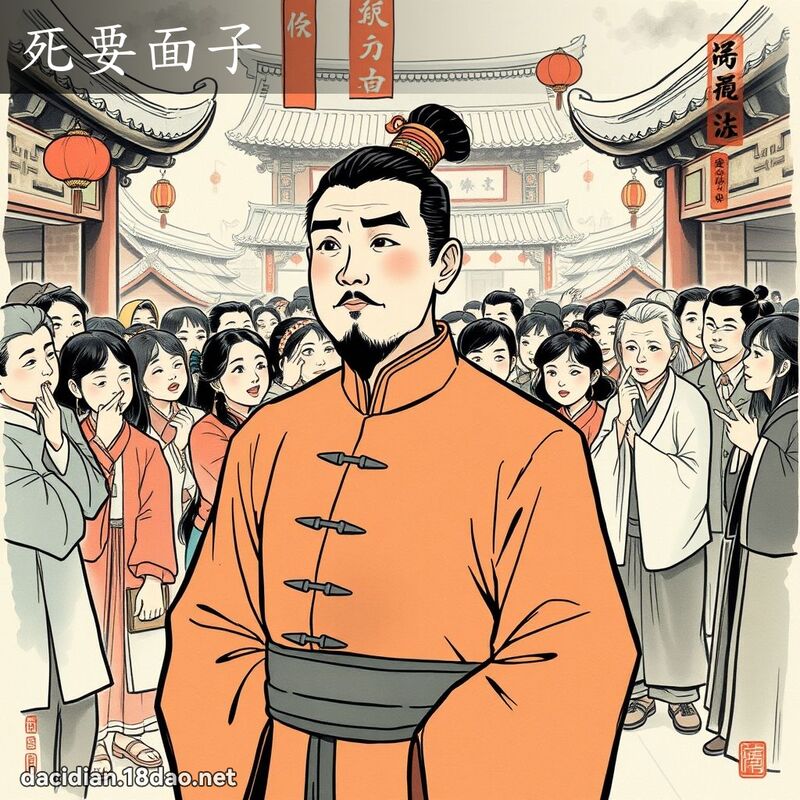 死要面子 配图